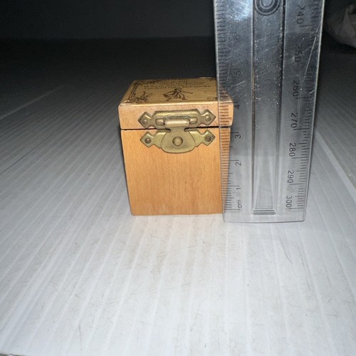 Ann Fuller Designs Pop-Up Doll Jill in the Box Vintage Wooden Box Metal Clasp - Picture 9 of 13