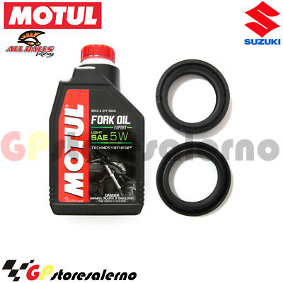 FORK OIL KIT 5W MOTUL + 32531 ALL BALL OIL KIT SUZUKI 80 RM RB 1990