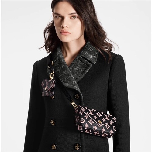 Borsa Louis Vuitton Felicie Strap & Go Nera Rosa Edizione Limitata M81471 - Foto 1 di 16