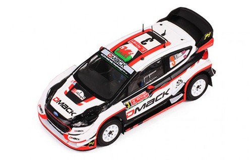 Model Car Scale 1:43 Ford Fiesta M-SPORT WRC Evans Rally 2017 Modeling - Picture 2 of 8