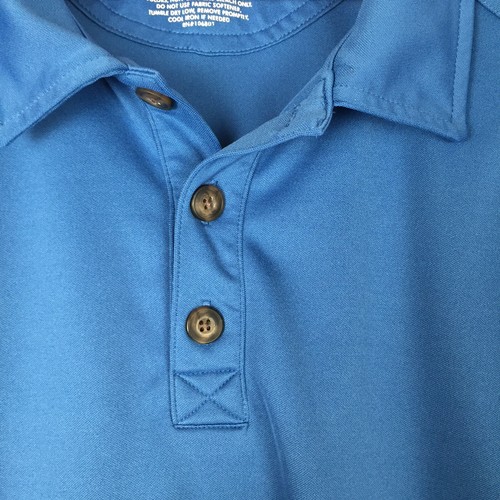 DULUTH TRADING Men's Blue Short Sleeve Pullover Cotton Shirt Sz 2XL Extra Large - Picture 3 of 8
