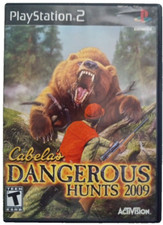 Cabela's Dangerous Hunts 2009 Playstation Two PS2, Complete With Case & Manual