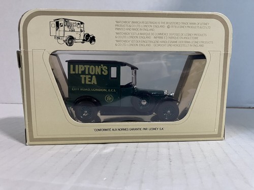 Matchbox Y3 1927 Talbot Lipton's Tea "City Road London" Mint in Box - Picture 10 of 10