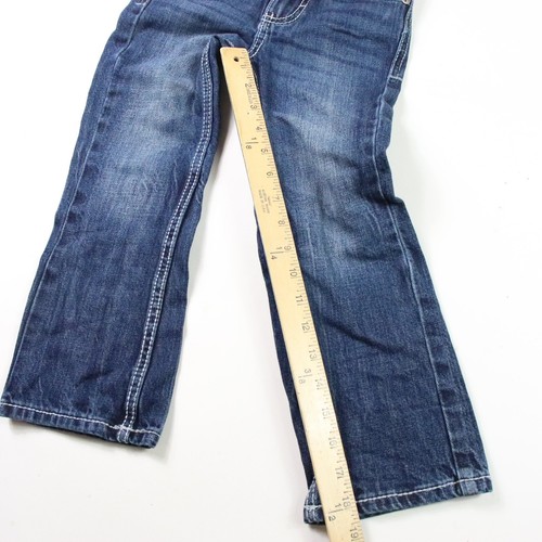 Wrangler 20X Boys Jeans Size 5 Slim Bootcut Adjustable Waist 21x19 - Picture 7 of 10