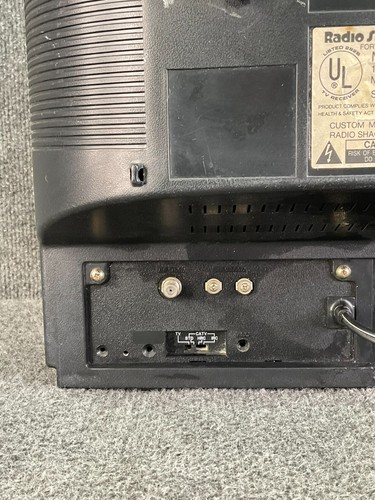 Radio Shack TV 16-233 Vintage ๐บ High Contrast Screen ๐ฎ Television Retro Gamer - Picture 10 of 18