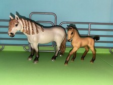 Schleich Retired 2009 Andalusian Mare and Foal