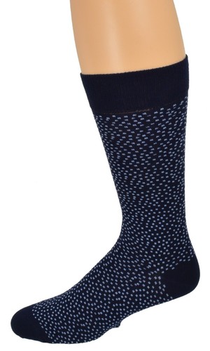 Sierra Socks Men's Casual Cotton Blend Fashion Design Mid Calf Dress Crew Socks - Picture 19 of 78