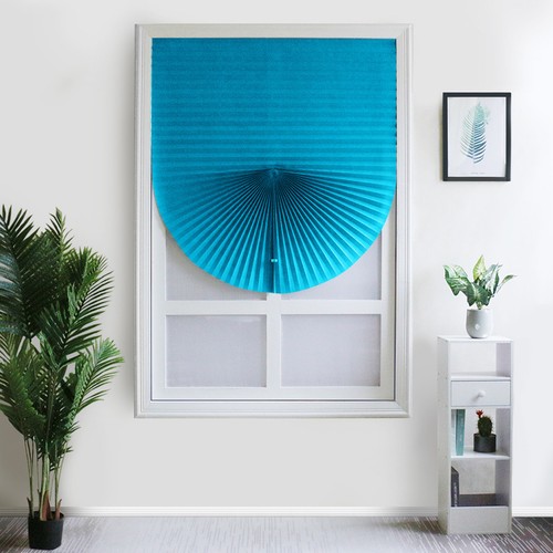 Pleated Window Shades,No Drill Blinds,Temporary Window Blinds,Self AdhesiveCover - Picture 88 of 107