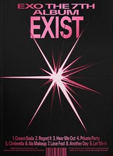 EXO [EXIST] 7th Album PHOTO BOOK X Ver/CD+Book+Post Card+Card+etc K-POP SEALED