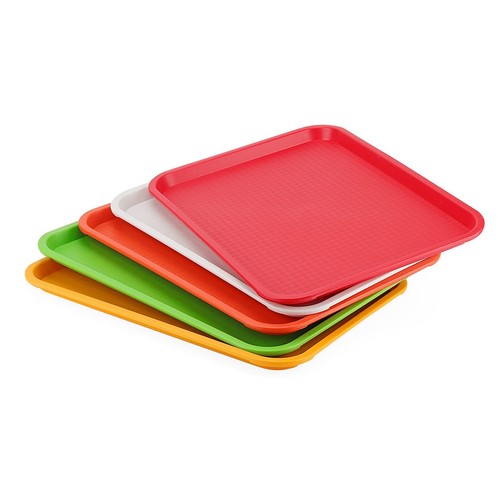 9 PCS 16 x 12 inch Plastic Fast Food Serving Trays Restaurant Serving Tray Se... - Picture 5 of 7