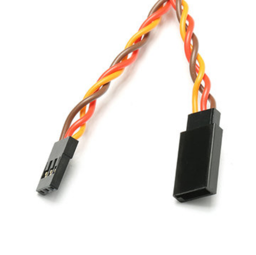 ✅ 4 Stück 80cm JR Servo Verlängerung Servokabel Verdrillt Twisted Silikon 22AWG - Bild 9 von 14