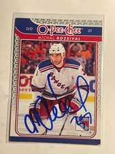 New York Rangers MICHAL ROZSIVAL Signed Card