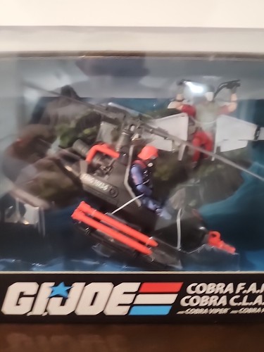G.I. Joe 25th Anniversary Cobra F.A.N.G. & C.L.A.W. with Pilots - Picture 2 of 9