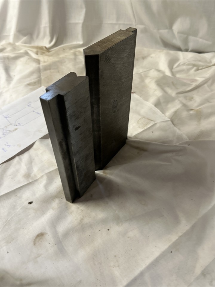 90 Degree Brake Press Punch/die Set. Chicago Dries And Krump Sheet