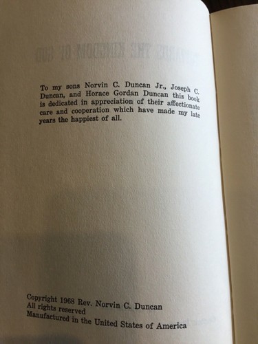 Towards the Kingdom of God, By Norvin Cornelius Duncan, Protestant Episcopal, NC - Foto 5 di 6
