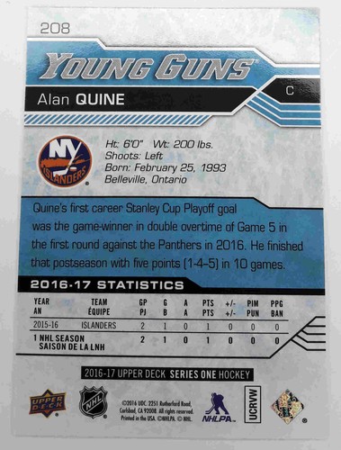 2016-17 Upper Deck Serie 1 #1 - #250 Du wählst aus - Bild 252 von 258