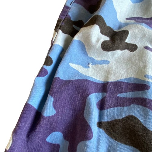 Women's Camo Jogger Pants Size 3XL Blue & Black 2 Tone Kreamy NYC Fashion Street - Picture 5 of 9