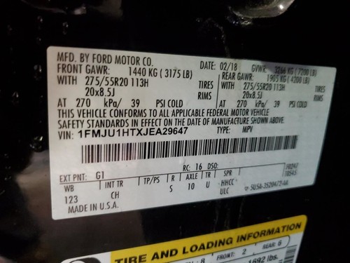 Rear View Mirror Automatic Dimming Fits 18-23 EXPEDITION 2923474 - Picture 12 of 14