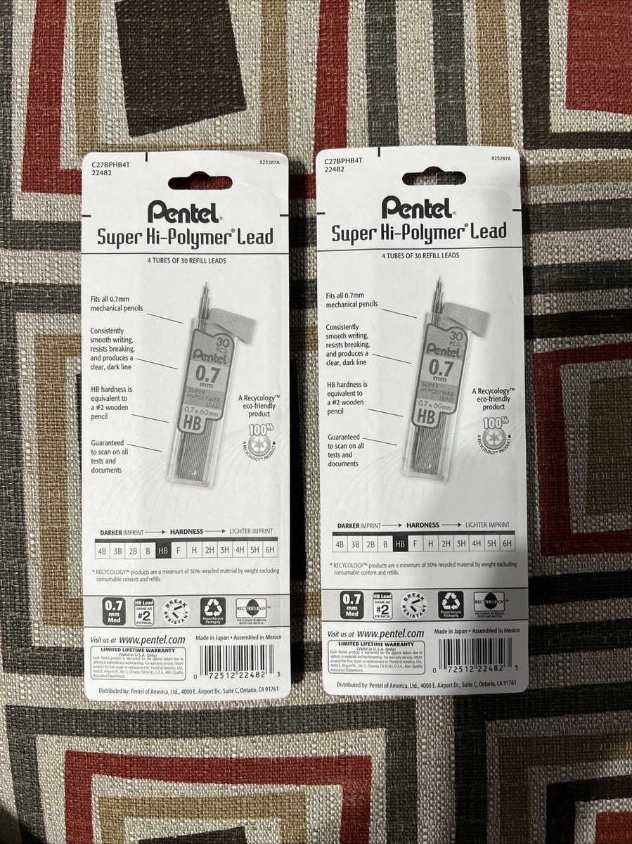 Mechanical Pencil Lead 0.7mm Medium Pentel Super Hi-polymer