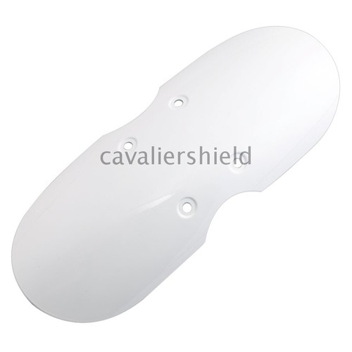White Short ABS Front Mudguard Fender For Triumph Thruxton Bonneville T100 01-16 - Picture 3 of 10