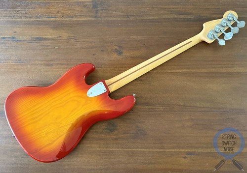 Fender Jazz Bass, ‘75-US, Light Amber Sunburst, 2005, RARE COLOUR/MODEL - Picture 4 of 18