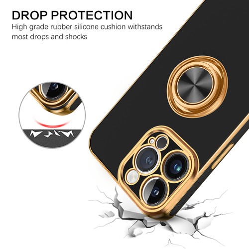 For iPhone 15 / Pro Max / Pro Shockproof Rugged Protective Case Cover+Kickstand - Zdjęcie 5 z 28