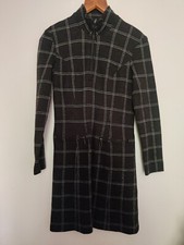VERSACE JEANS COUTURE Checked Dress Size 28/42