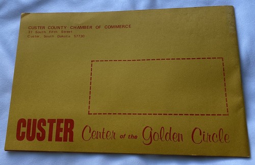 Vintage Custer City Is The Old West South Dakota Guide Maps Tours 14 Pages EUC - Picture 7 of 7