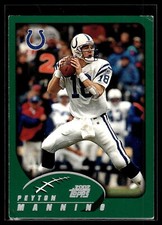 Peyton Manning 2002 Topps Card #205