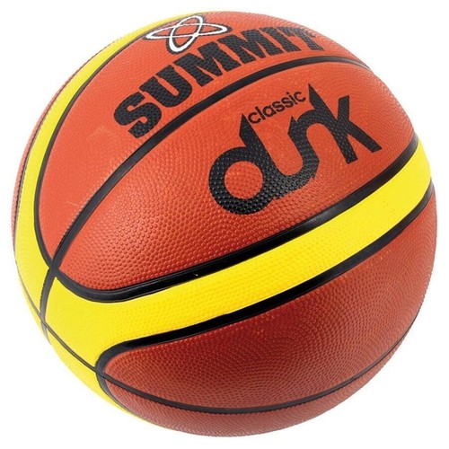Summit Classic Dunk Basketball Indoor Outdoor Sport Game Rubber Ball in Size 7 - Picture 2 of 4
