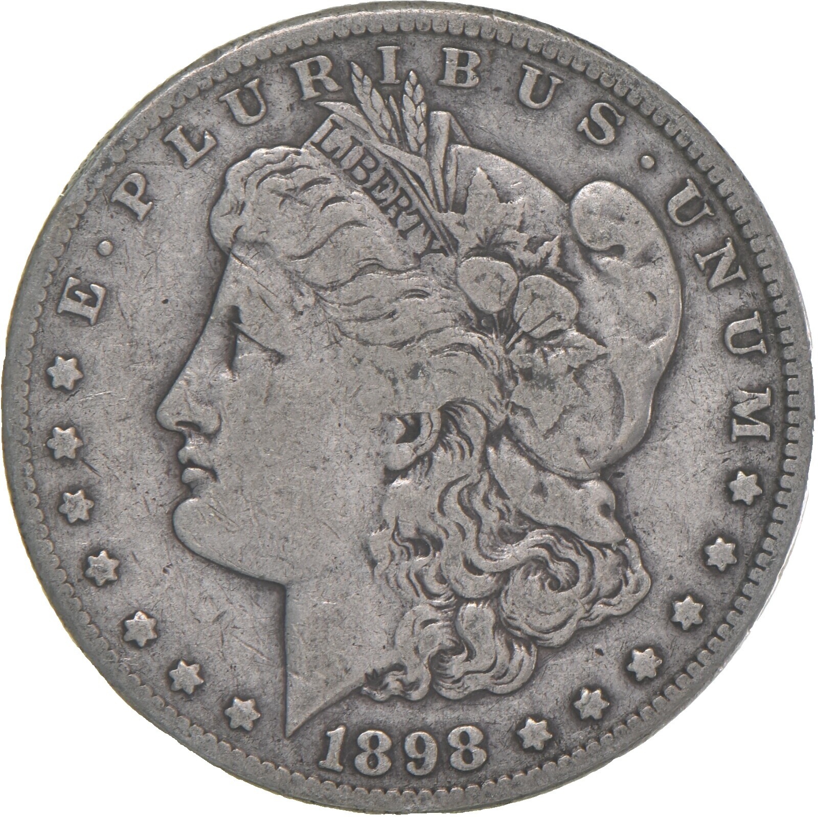 1898年 米ドル 99.9% シルバー  本物 Silver 1898 Year Morgan US Dollars (1878-1921) for sale | eBay