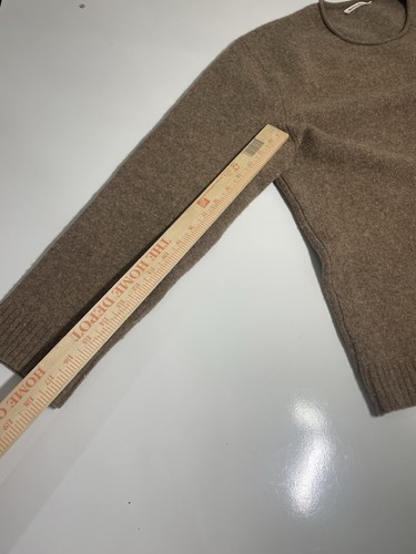 Marine Layer 100% Merino Wool Long Sleeve Roll Neck Sweater Chestnut Size XL - Picture 6 of 11