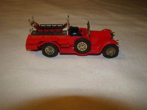 MATCHBOX MODELS OF YESTERYEAR Y7 RED 1912 ROLLS ROYCE FIRE ENGINE TRUCK 1/43 - Picture 1 of 5