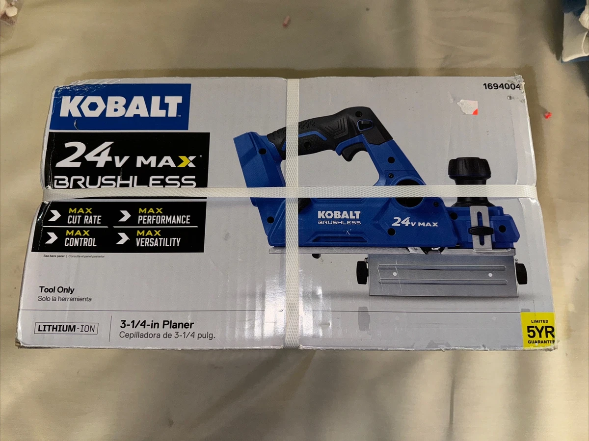 Kobalt 24V Max Brushless Planer Tool only NIB 886098002917 eBay