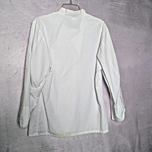 CHEF Designs Eight Knot Button Chef Coat Long Sleeve Size Small - Picture 6 of 8