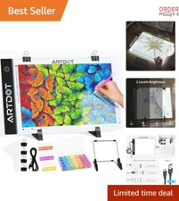 A4 LED Light Pad for Diamond Painting USB Powered Adjustable Brightness