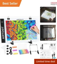 A4 LED Light Pad for Diamond Painting USB Powered Adjustable Brightness