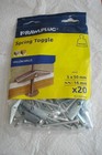 RAWLPLUG- Spring Toggle Plasterboard fixings       M5 x 50 mm Pack of 20 sealed
