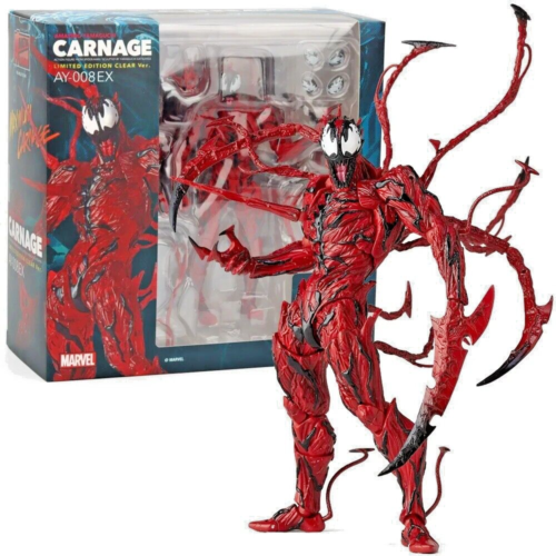 Yamaguchi Revoltech Carnage Figure Venom Action Figurine - Picture 6 of 7