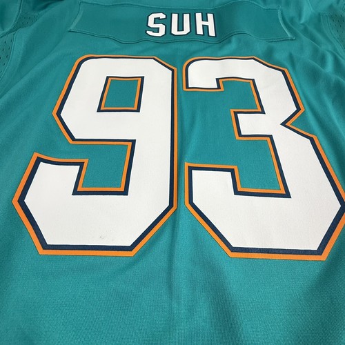 Miami Dolphins NDAMUKONG SUH Nike On Field NFL #93 Jersey Size 2XL - Picture 10 of 20