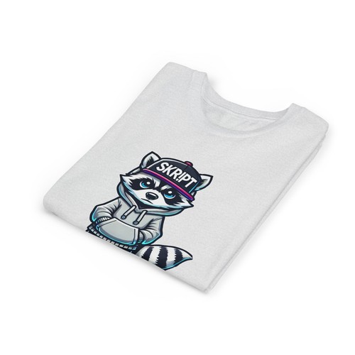 Cool Raccoon Youth Tee, Kid's Graphic Shirt, Streetwear Style, Perfect for Kids, - Picture 16 of 110
