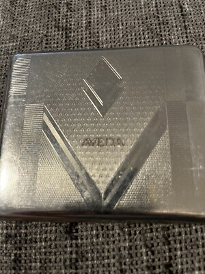 Aveda Vintage 1996 Silver Hinged Compact w Mirror RARE Antique | eBay