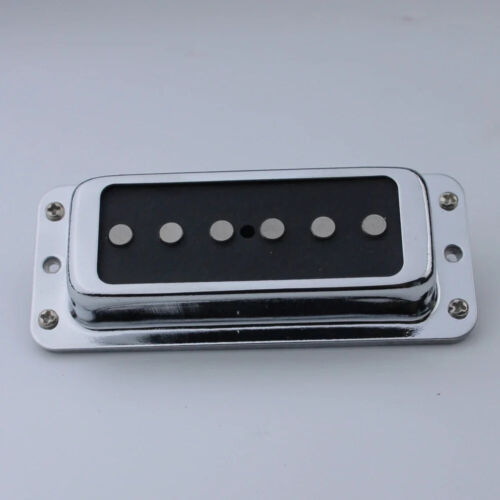 New Alnico V Neck Pickup & Ring Assembly For Rickenbacker Guitar Chrome - Picture 13 of 24