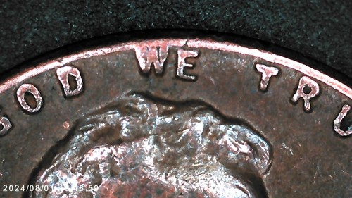 RARE 1958 Wheat Penny (Last Year) "L" on Rim Error - Picture 4 of 8