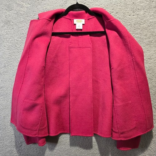 Talbots Damen Rosa Blazer Jacke Gr. 12 Wolle Barbiecore Cluess Preppy Mean Girls - Bild 5 von 12