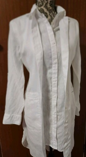 et al womens linen shirt dress size 1 - 第 6/8 張圖片