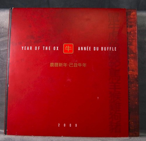 2009 Year of the Ox Stamp and Silver Coin Set - Picture 2 of 3