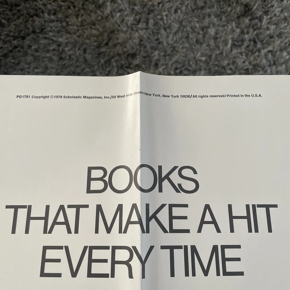 1978 Reggie Jackson Poster Scholastic Magazine Fold-Out 19 x 25" - Image 4 of 4