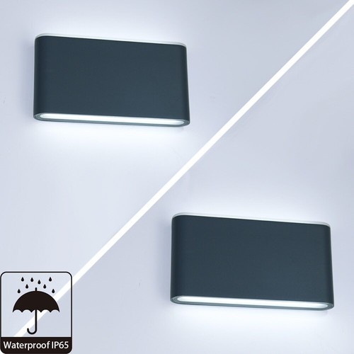 6W 12W LED Wandlampe Wasserdicht Wandbeleuchtung Veranda Gartenlampe Flur Wandleuchte - Bild 2 von 16