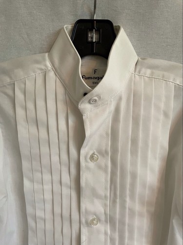 Camisa Fumagalli Niños Niño Blanca Plisada Mangas Largas Abotonada Talla BXS - Imagen 2 de 10